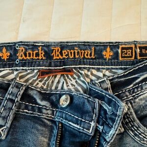 Miss me jeans.  Rock revival jeans